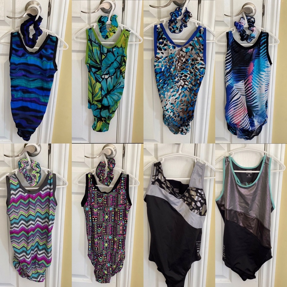8 piece Gymnastics suits